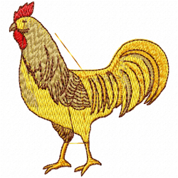 Chickens And Roosters Embroidery Design 2 Chickens And Roosters Embroidery Design 2